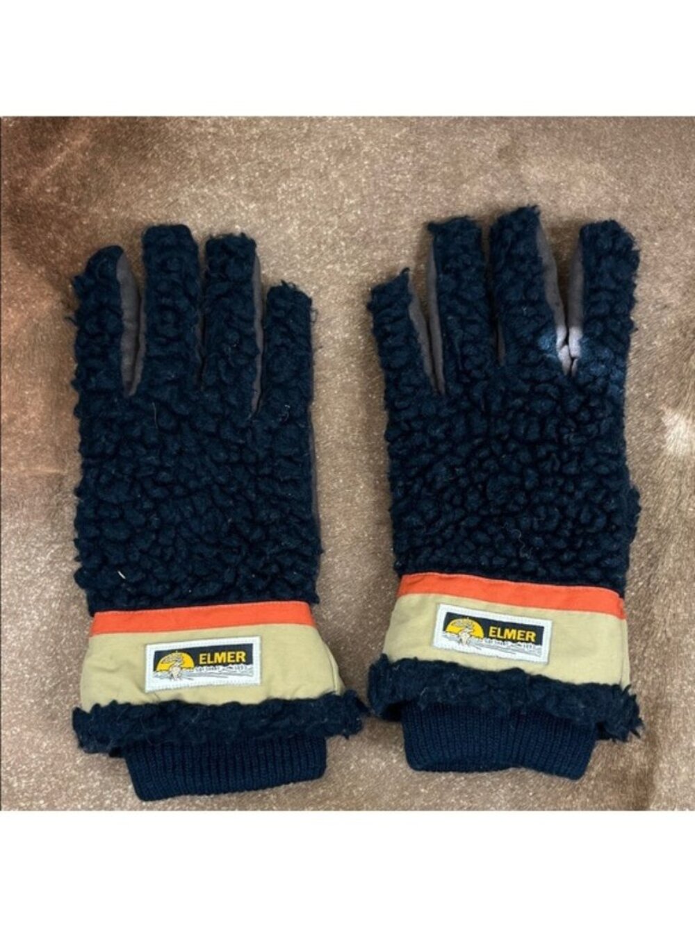 Elmer by Swany Teddy Wool Pile Gloves Sherpa